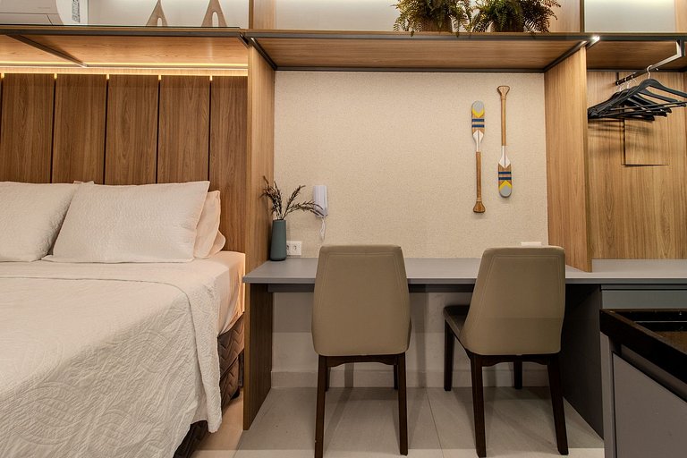 Flat pé na areia com vista mar 209 Breeze -MyFlats