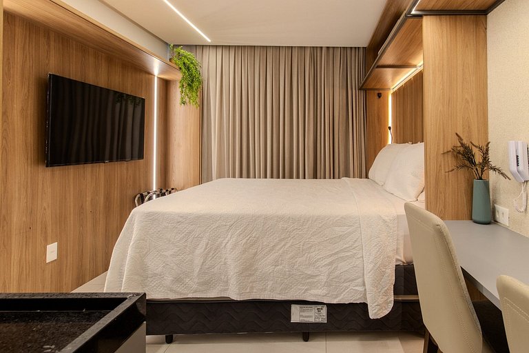 Flat pé na areia com vista mar 209 Breeze -MyFlats