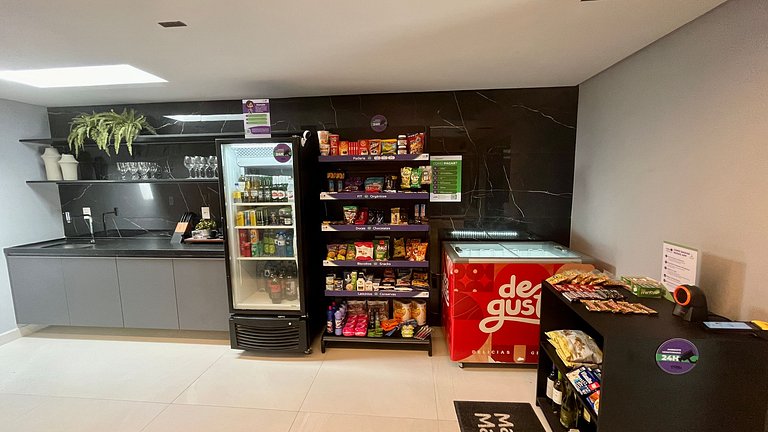 Flat pé na areia c/ vista mar 411 Breeze - MyFlats