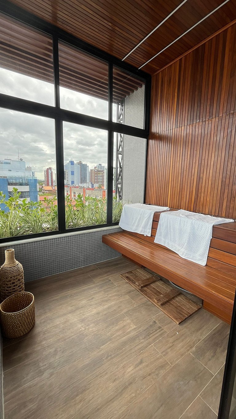 Flat pé na areia c/ vista mar 411 Breeze - MyFlats