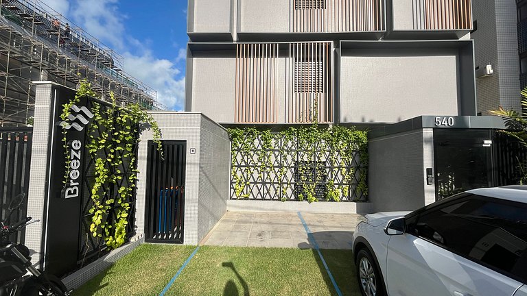 Flat pé na areia c/ vista mar 411 Breeze - MyFlats