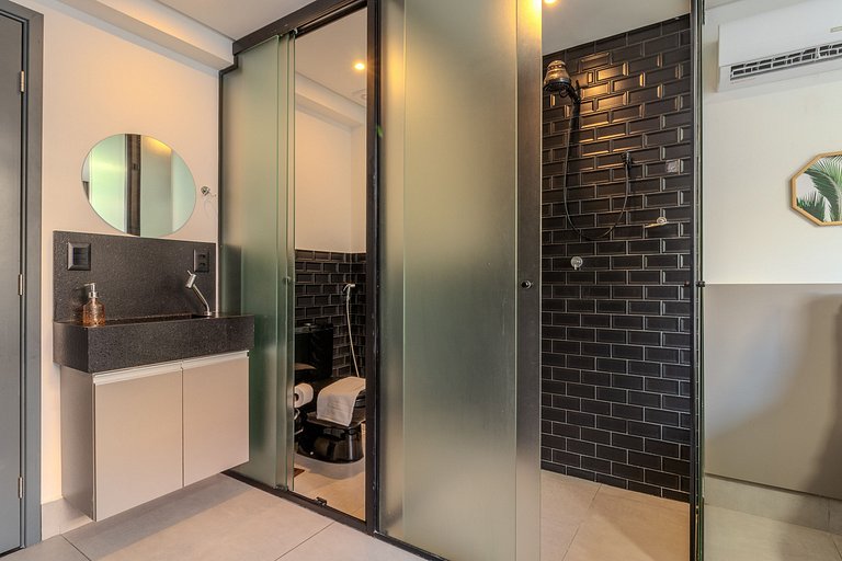 Flat c/ jacuzzi privativa 105 Get By Side -MyFlats