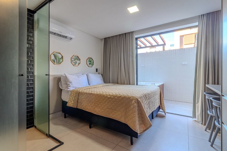 Flat c/ jacuzzi privativa 105 Get By Side -MyFlats