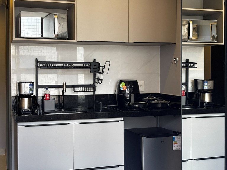 Flat pé na areia c/ vista mar 411 Breeze - MyFlats