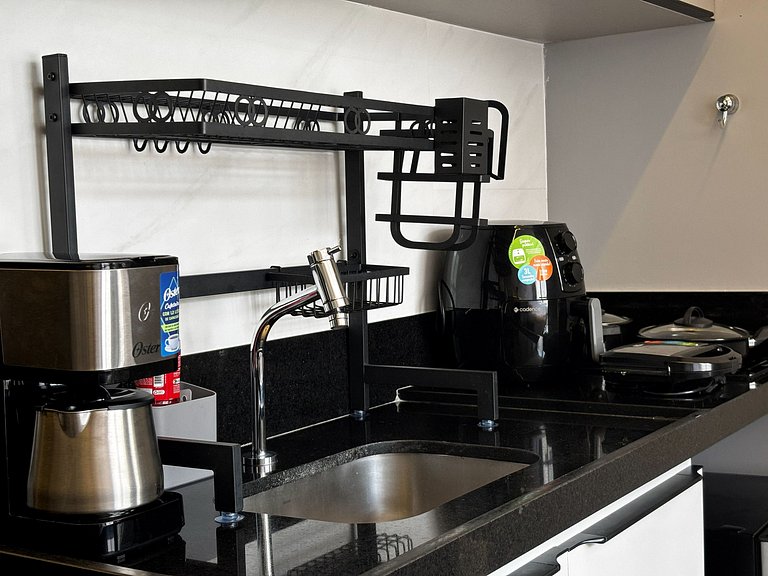 Flat pé na areia c/ vista mar 411 Breeze - MyFlats