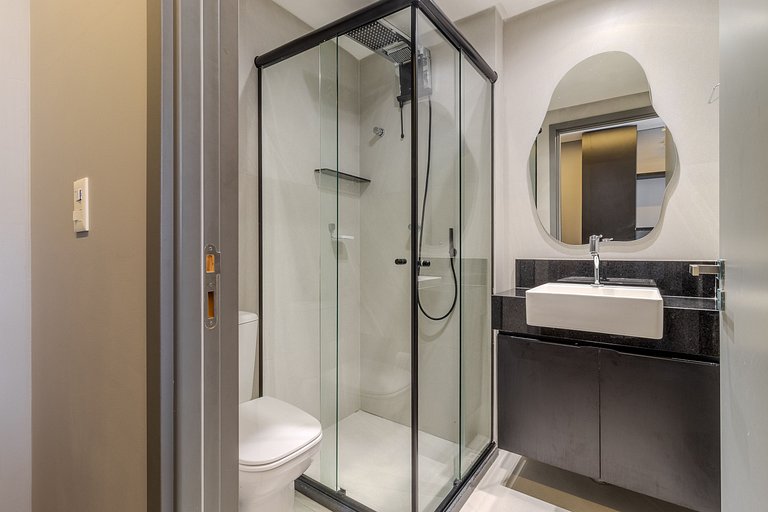 Flat pé na areia c/ vista mar 411 Breeze - MyFlats