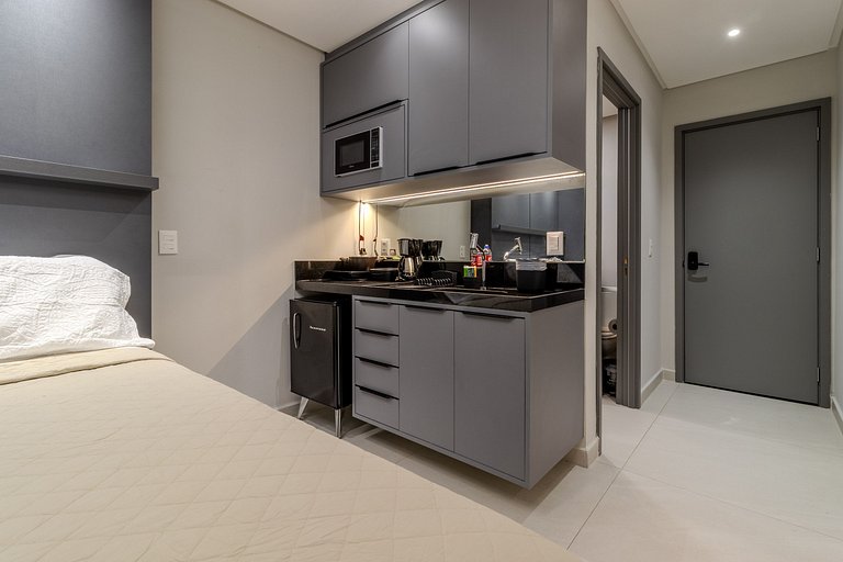 Flat pé na areia c/ vista lateral mar 310 Breeze