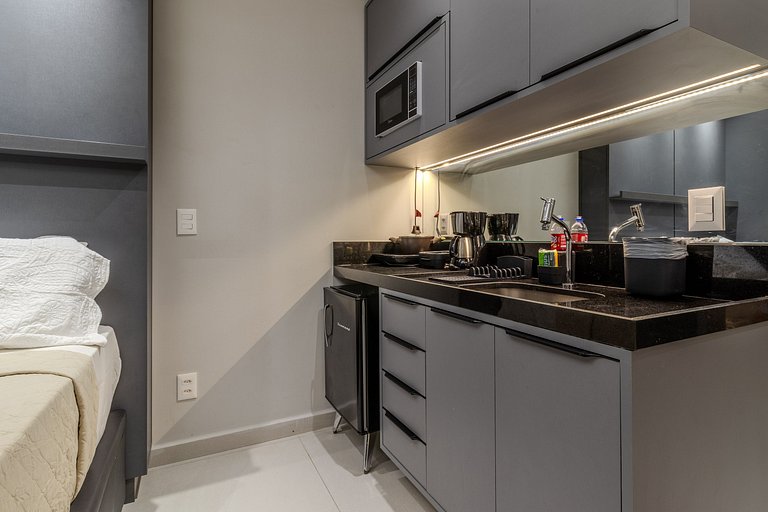 Flat pé na areia c/ vista lateral mar 310 Breeze