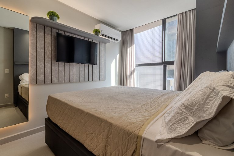 Flat pé na areia c/ vista mar 310 Breeze - MyFlats