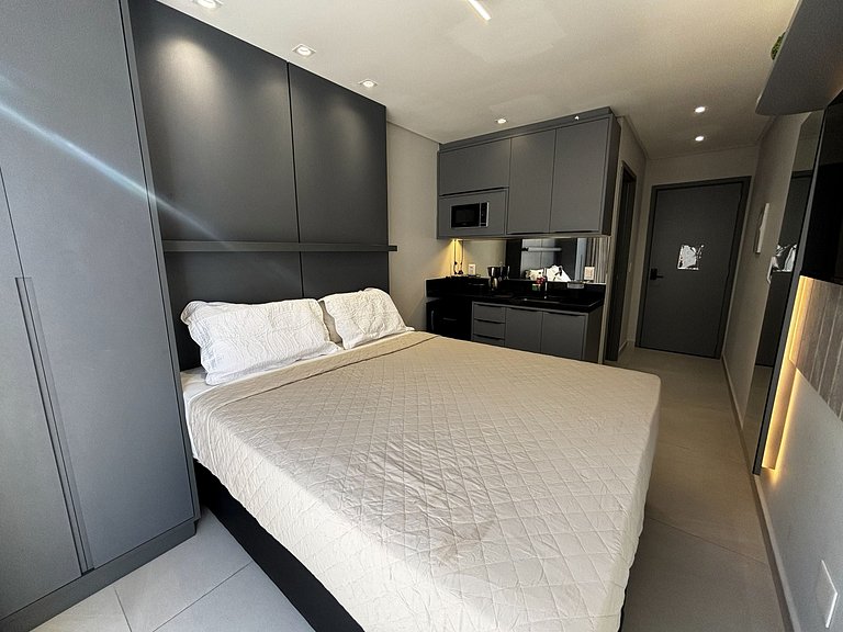 Flat pé na areia c/ vista lateral mar 310 Breeze