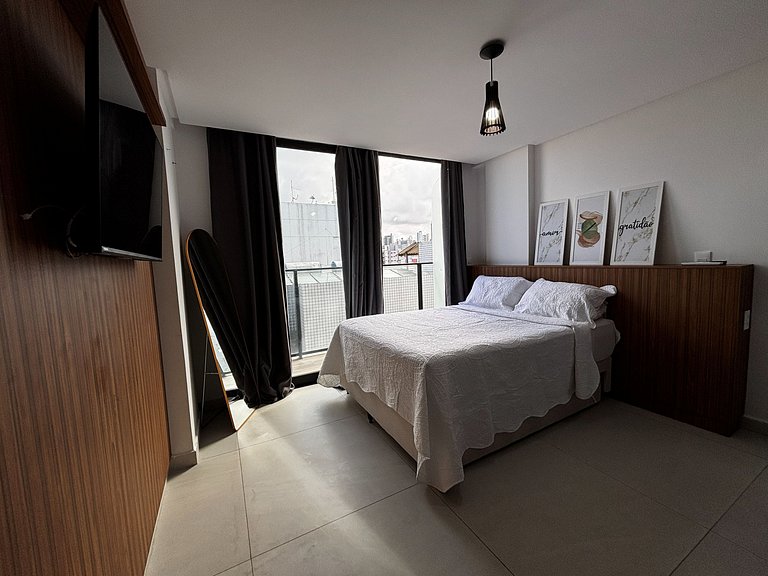 Flat pé na areia com vista mar 510 Breeze -MyFlats