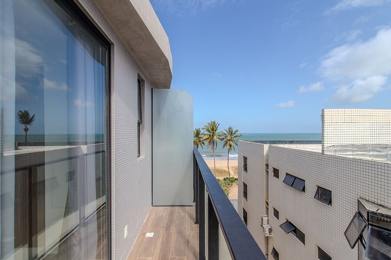 Flat pé na areia com vista mar 510 Breeze -MyFlats