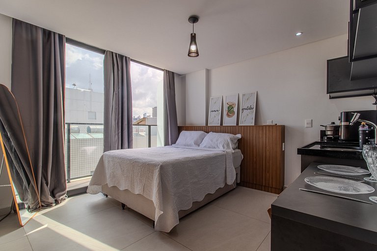 Flat pé na areia com vista mar 510 Breeze -MyFlats