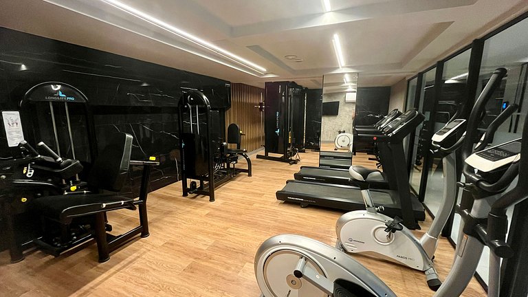 Flat pé na areia c/ vista lateral mar 408 Breeze