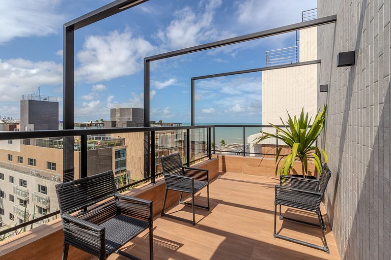 Flat a 50m do mar 205 Mares Cabo Branco - MyFlats