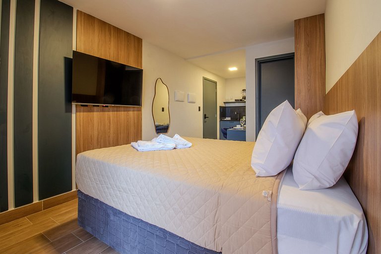 Flat a 100m do mar 401 Mares Cabo Branco - MyFlats