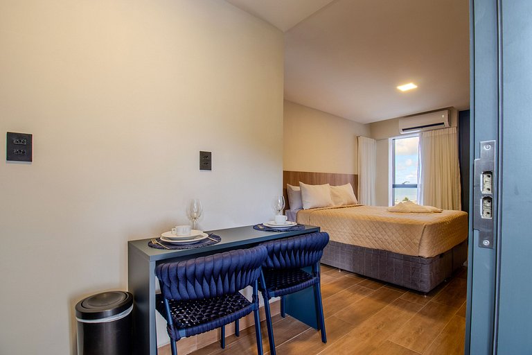 Flat a 100m do mar 401 Mares Cabo Branco - MyFlats