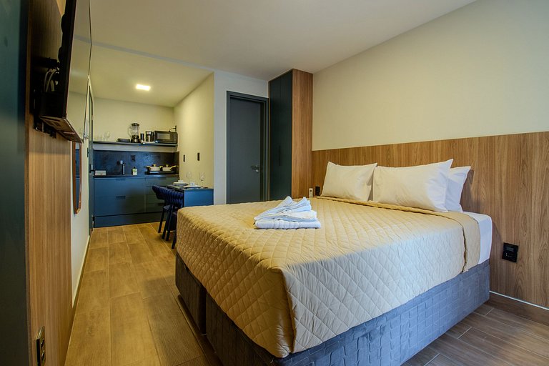 Flat a 100m do mar 401 Mares Cabo Branco - MyFlats