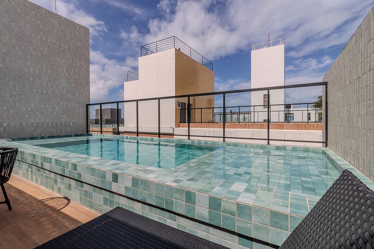 Flat a 50m do mar 401 Mares Cabo Branco - MyFlats