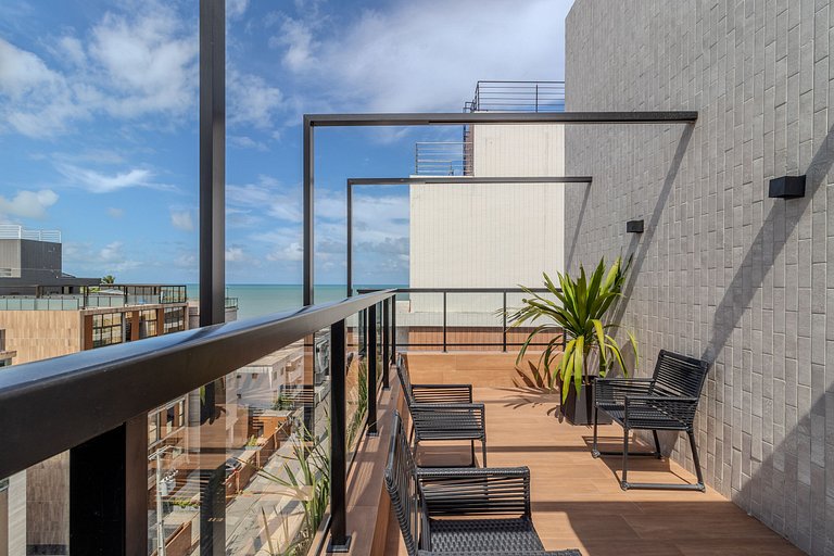 Flat a 50m do mar 307 Mares Cabo Branco - MyFlats