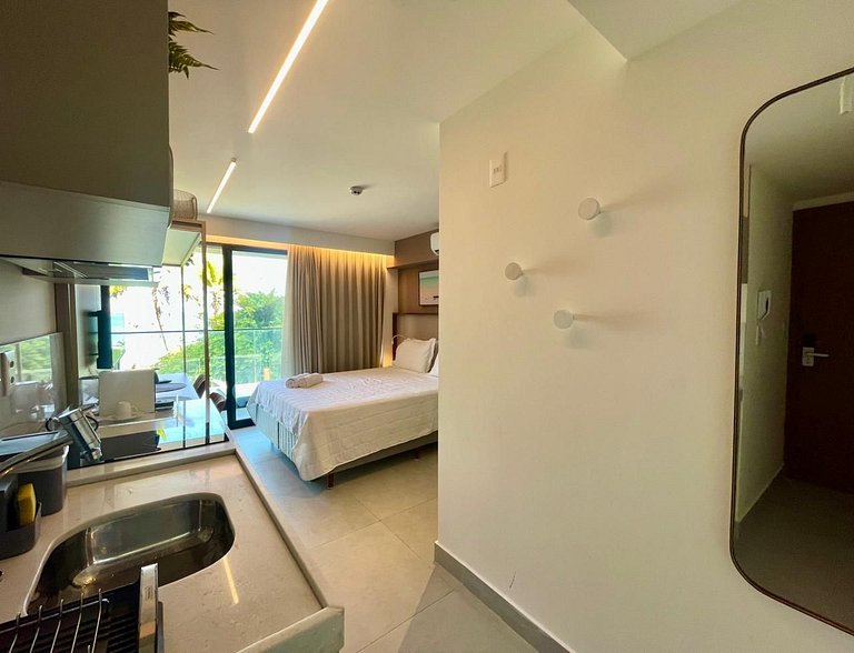 Flat pé na areia c/ vista mar 103 Restinga