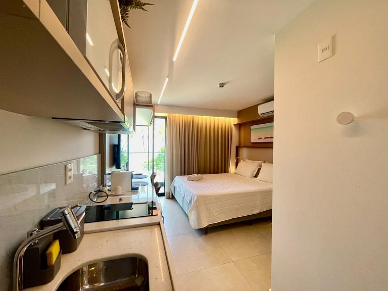 Flat pé na areia c/ vista mar 103 Restinga