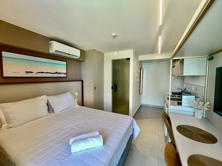 Flat pé na areia c/ vista mar 103 Restinga