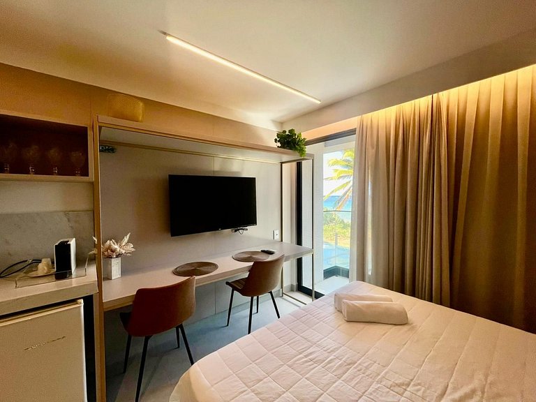 Flat pé na areia c/ vista mar 103 Restinga