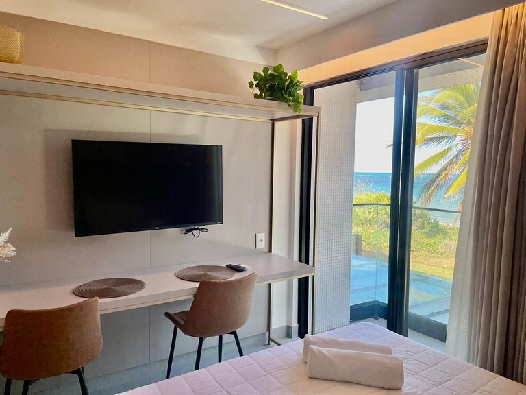 Flat pé na areia c/ vista mar 103 Restinga