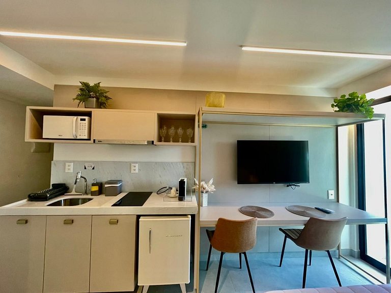 Flat pé na areia c/ vista mar 103 Restinga