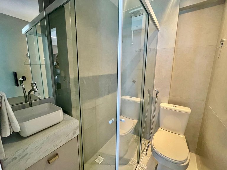 Flat pé na areia c/ vista mar 103 Restinga