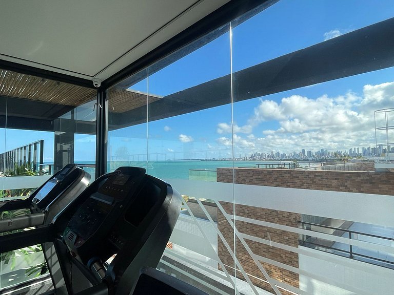 Flat pé na areia c/ vista mar 103 Restinga