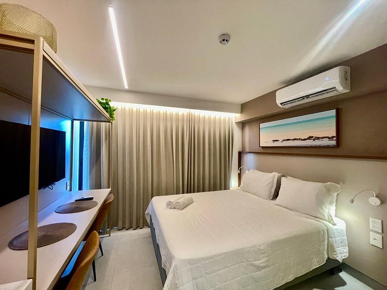 Flat pé na areia c/ vista mar 103 Restinga