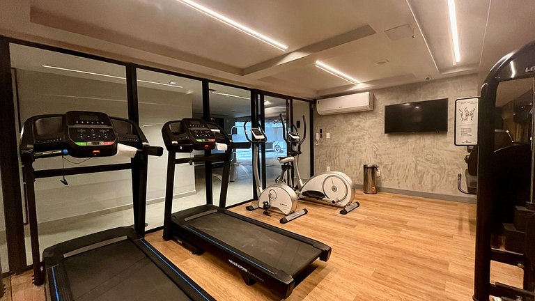 Flat pé na areia c/ vista lateral mar 409 Breeze