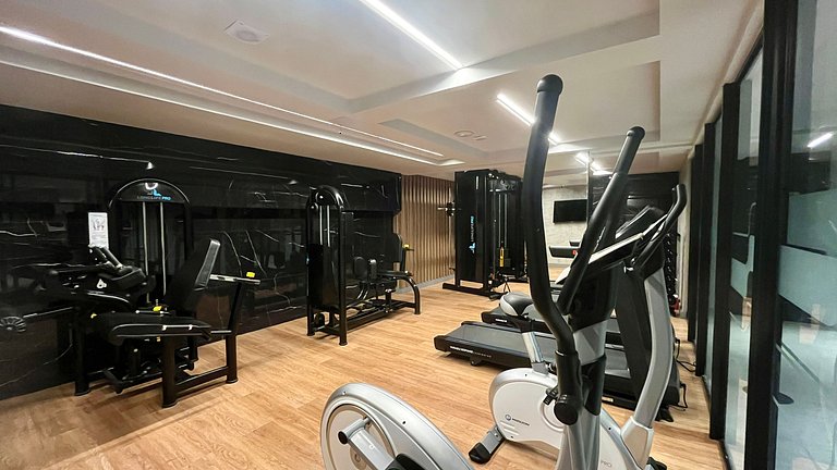 Flat pé na areia c/ vista lateral mar 409 Breeze