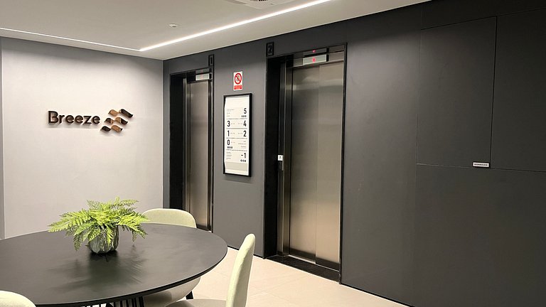 Flat pé na areia c/ vista mar 409 Breeze - MyFlats