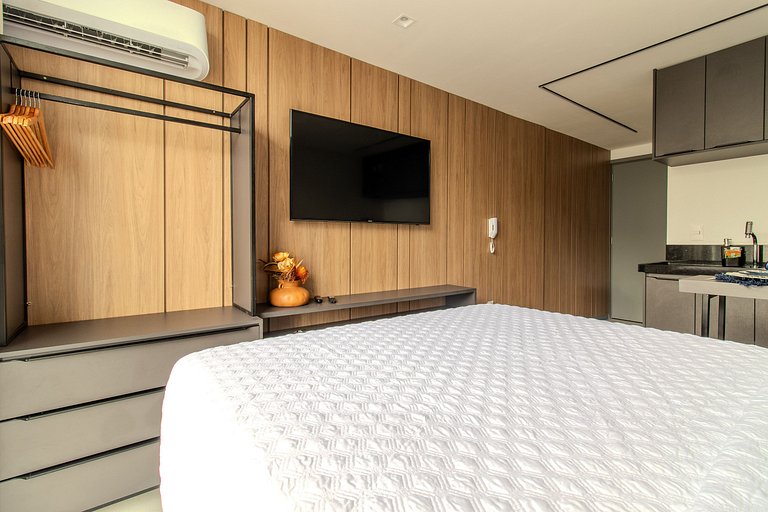 Flat pé na areia c/ vista mar 409 Breeze - MyFlats