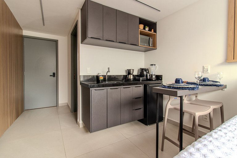 Flat pé na areia c/ vista mar 409 Breeze - MyFlats