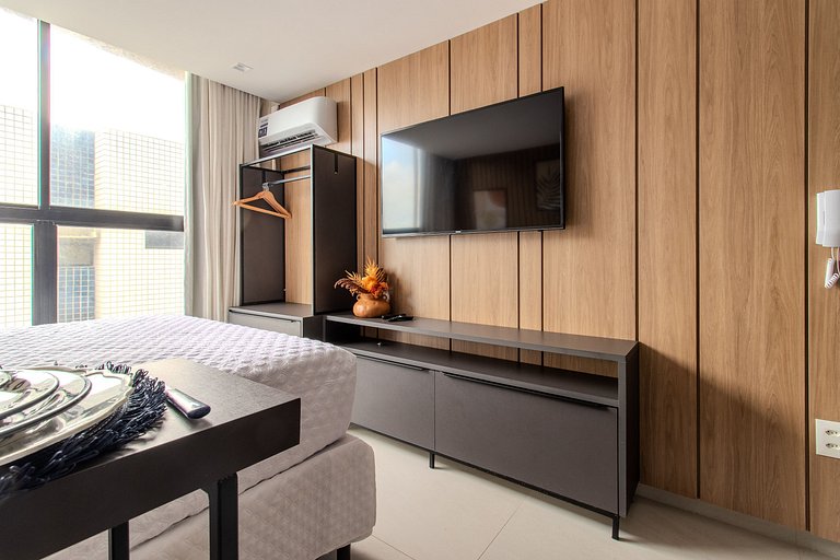 Flat pé na areia c/ vista mar 409 Breeze - MyFlats