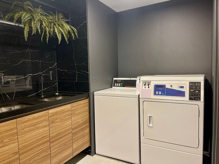 Flat pé na areia c/ vista lateral mar 409 Breeze