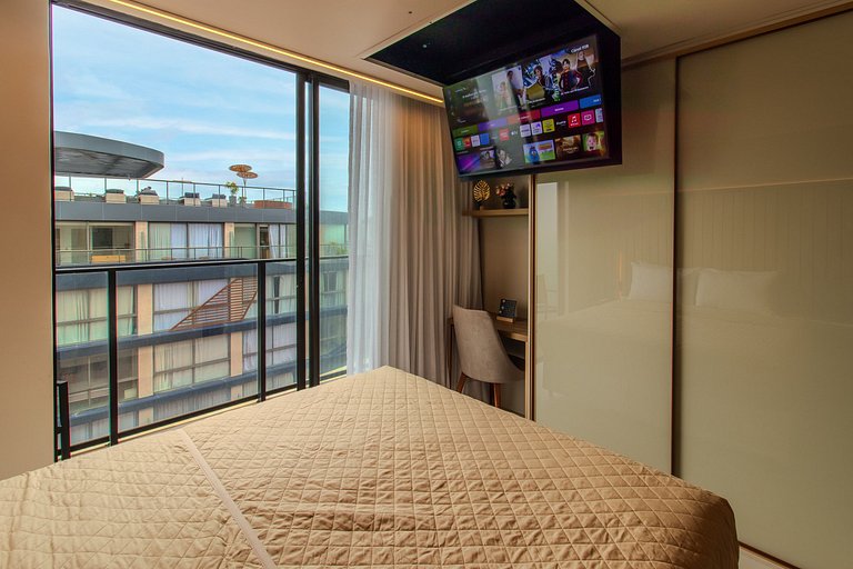 Flat pé na areia c/ vista mar 504 Breeze - MyFlats