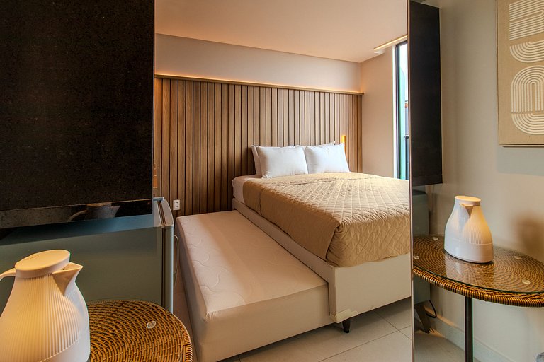 Flat pé na areia c/ vista mar 504 Breeze - MyFlats