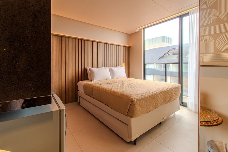 Flat pé na areia c/ vista mar 504 Breeze - MyFlats