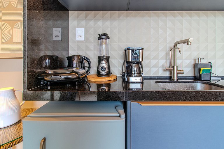 Flat pé na areia c/ vista mar 504 Breeze - MyFlats