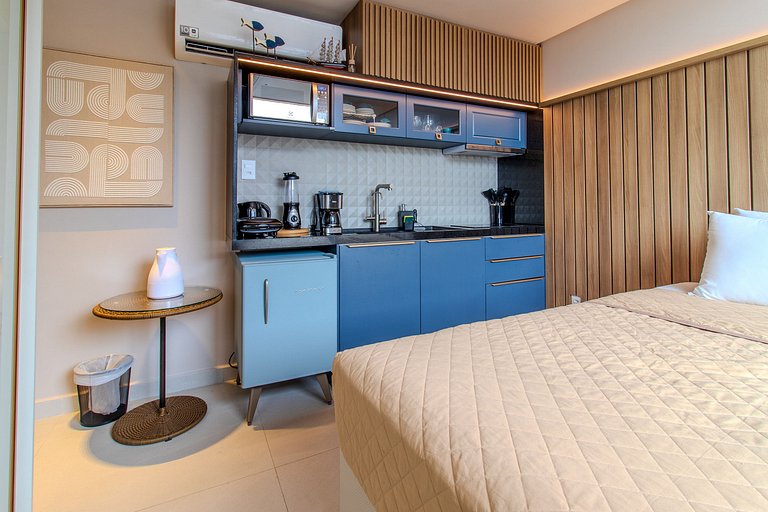 Flat pé na areia c/ vista mar 504 Breeze - MyFlats