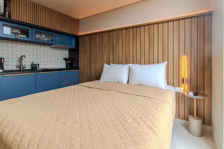 Flat pé na areia c/ vista mar 504 Breeze - MyFlats