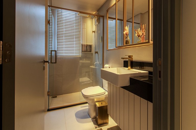 Flat pé na areia c/ vista mar 504 Breeze - MyFlats