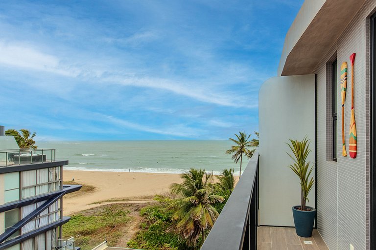 Flat pé na areia c/ vista mar 504 Breeze - MyFlats