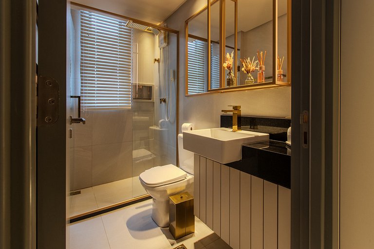 Flat pé na areia c/ vista mar 504 Breeze - MyFlats