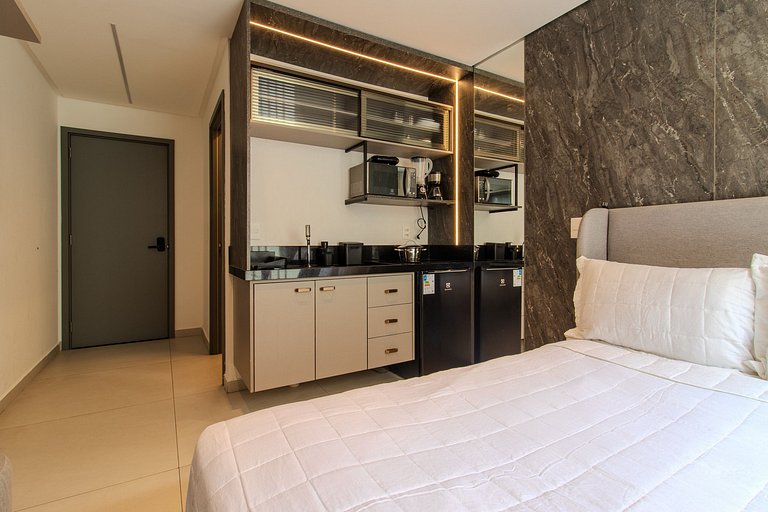 Flat pé na areia com vista mar 309 Breeze -MyFlats